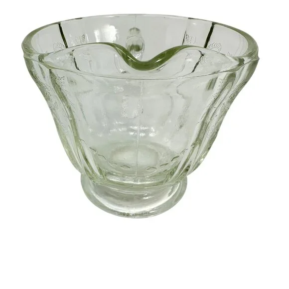 Depression Glass Federal Madrid Clear Creamer Pitcher - Picture 4 of 5